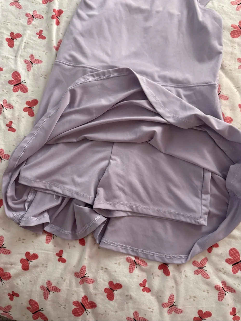 Lilac A-Line Tank Dress
